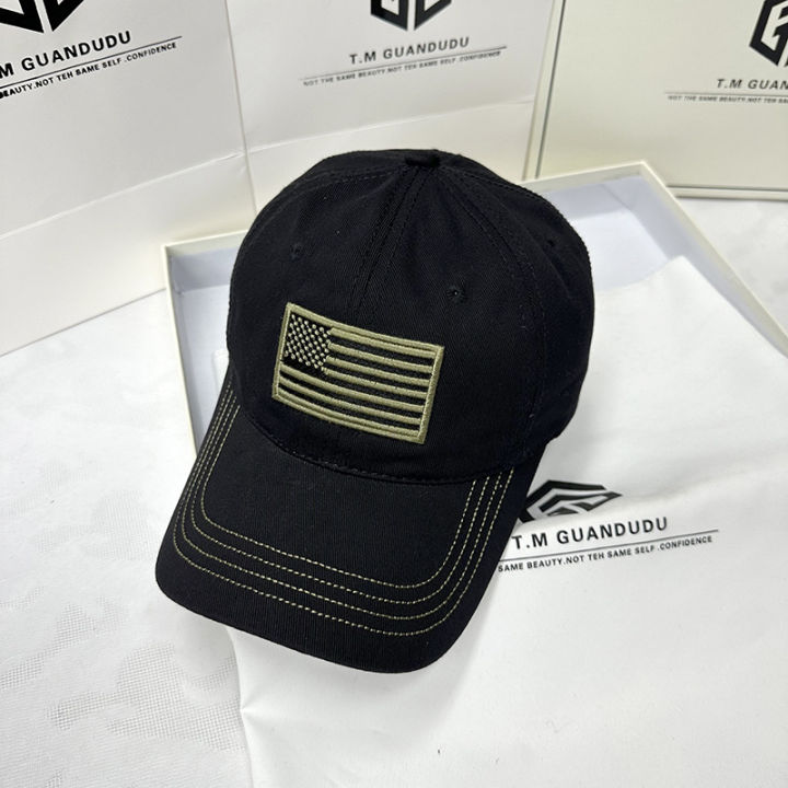 %5B%20New%20%5D%20Spring%20and%20Autumn%20Hat%20Men%20and%20Women%20Adjustable%20Sun-Proof%20American%20Flag%20Baseball%20Cap%20Simple%20Casual%20Fashion%20Same%20Style%20-%20Image%206