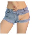 2022 New Women's Hole Denim Jeans Shorts Low Waist Dj Polo Dancel Shorts Bar Nightclub.