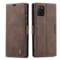 High quality R magnetic flip leather case for Samsung Galaxy Note 10 Lite phone case wallet card cover.