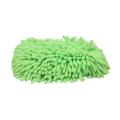 Chenille Microfiber Car Wash Mitt - Lime. 