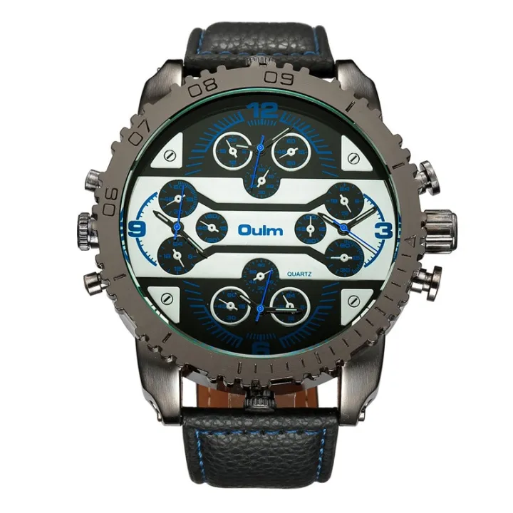 Oulm%20Big%20Size%20Large%20Dial%20Men%20Watches%204%20Time%20Zone%20Quartz%20Watch%20Male%20Clock%20Casual%20Leather%20Sport%20Men's%20Wristwatches%20-%20Image%202