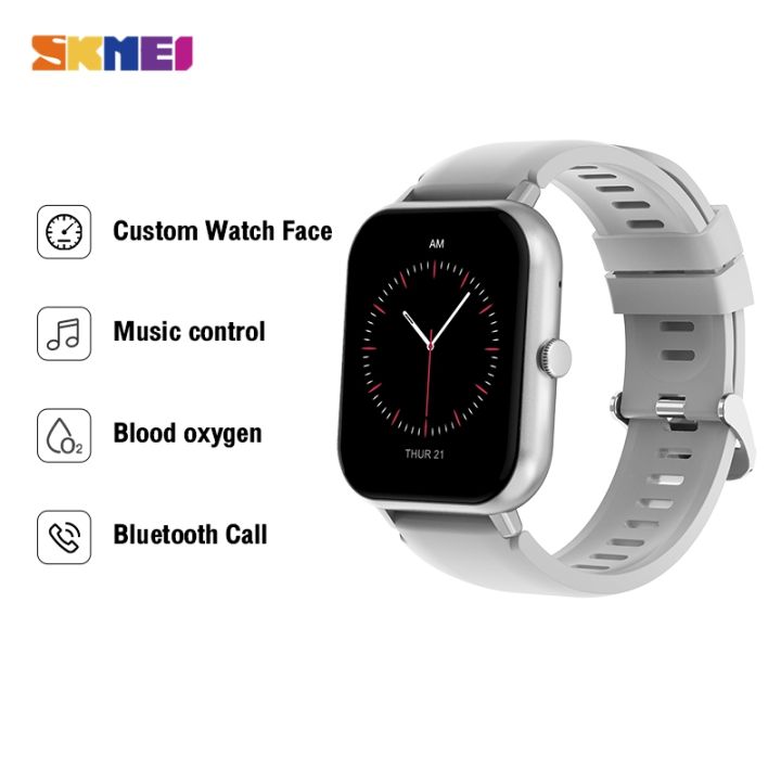 【Youyi】SKMEI Smartwatch ZL54CJ Supports Bluetooth Information Storage Flashlight 1.83 240 * 284 Android IOS Full Touch Screen Outdoor Sports Smart Watch