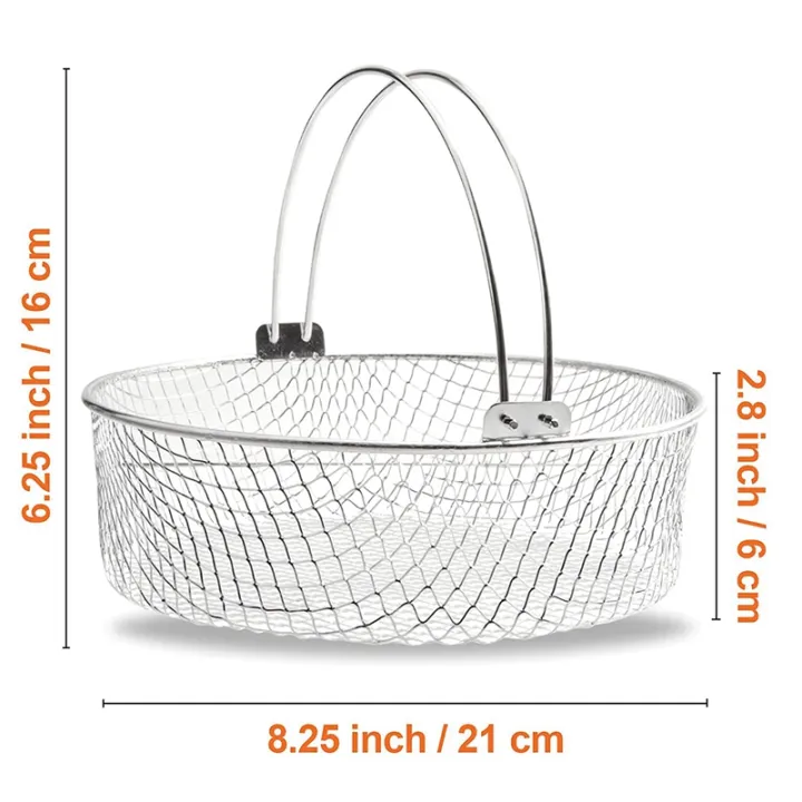 Air%20Fryer%20Basket,Steamer%20Basket,304%20Stainless%20Steel%20Mesh%20Basket%20for%20Air%20Fryer,Air%20Fryer%20Accessory%208%20Inch%20Basket%20-%20Image%206