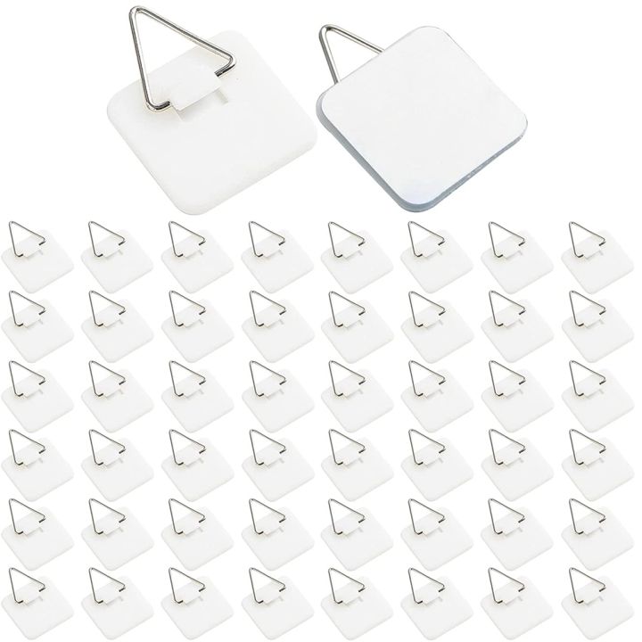 50PCS%20Plate%20Hangers%20Hooks%20for%20Decor%201.3Inch%20Sticky%20Invisible%20Adhesive%20-%20Image%203