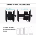 Motorcycle Phone Holder with USB Charger 360 Rotation Bike Mobile Charger Fast Charging.