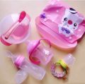 5Pcs Feeding Items Combo Set for 6 month+ Baby (Color as per stock). 
