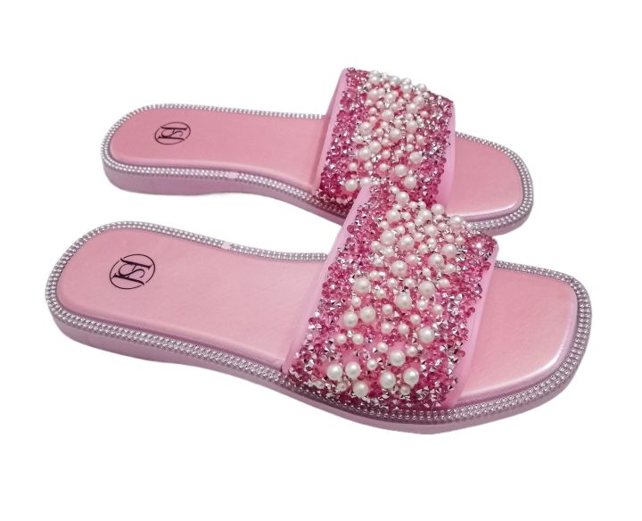 New%20Fashion%20Women%20Girls%20laying%20Stone%20Outdoor%20Flat%20Sandal%20Beach%20Shoes%20Slides%20New%20Style%20Outdoor%20Daily%20Casual%20Shopping%20Slipper%20White-%20Pink%20&%20Golden%20-%20Image%202