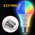 Smart LED Bulb 10W RGB+CCT with App Control, Bluetooth/Tuya Compatible, Dimmable Home Lighting Al-Raj Lighting. 