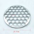 37 Holes Hexagonal Dumpling Mold Metal Jiaozi Maker Kitchen DIY Cooking Tool.