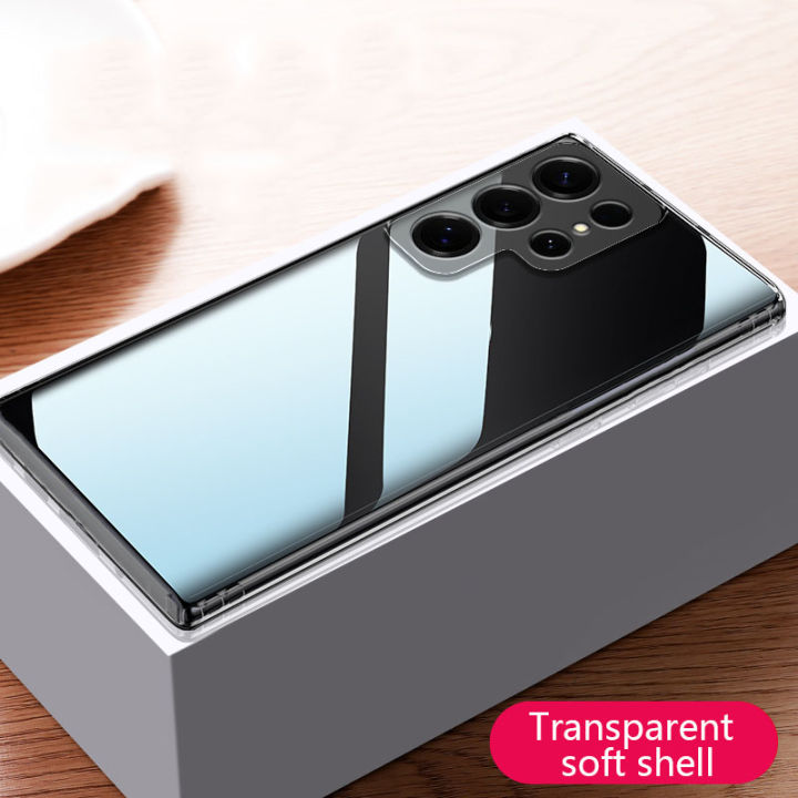 Tokifu%20For%20Samsung%20Galaxy%20S25%20S25+%20S25%20Ultra%20Back%20Cover%20Soft%20Casing%20Transparent%20TPU%20Simple%20Case%20Covers%20-%20Image%208