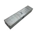 Four Gang Steel Junction Box For Electrical Wiring Square Edge Silver Metal Wall Mount Switch Back 4 Part 4Gang.