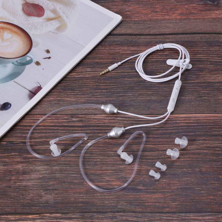 for huawei p smart case-4 x Anti-radiation Earphone-white