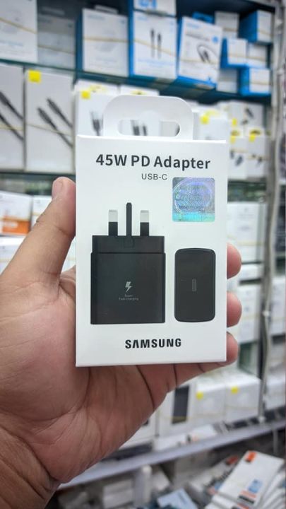 Samsung 45W Watt USB-C Super Fast Charging Wall Charger Adapter Made in Vietnam ,Black
