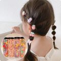 10/20pcs Cute Colorful Cartoon Hair Bands Children Animal Flower Elastic Hair Ties Ponytail Holder Scrunchie Hair Accessories.