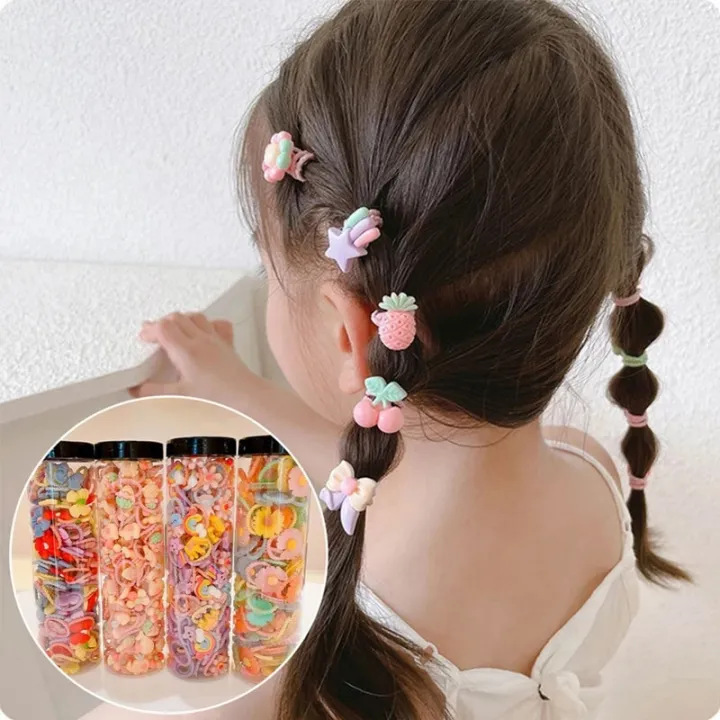 10/20pcs%20Cute%20Colorful%20Cartoon%20Hair%20Bands%20Children%20Animal%20Flower%20Elastic%20Hair%20Ties%20Ponytail%20Holder%20Scrunchie%20Hair%20Accessories%20-%20Image%205