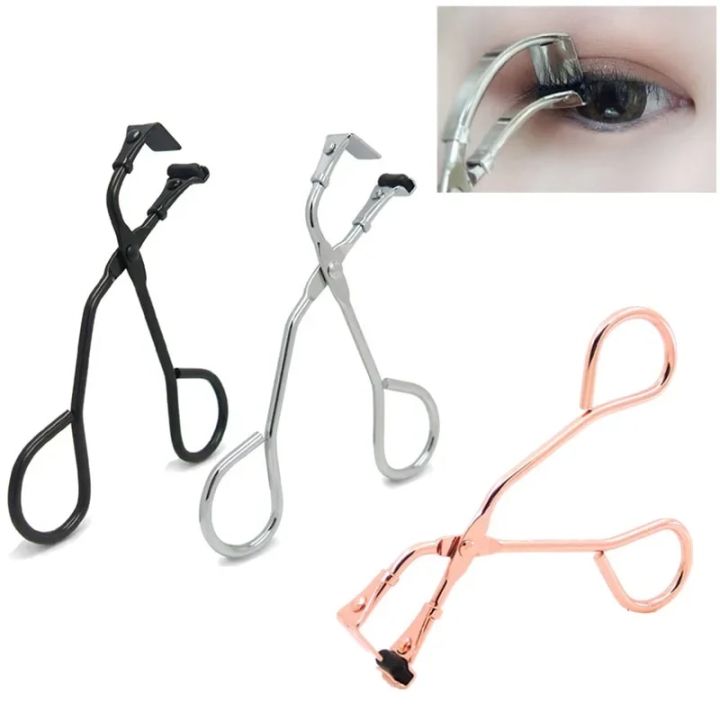 1pcs False Eyelashes Clip Tweezers Eye Lash Grips Curling Eyelash Curler Applicator Beauty Makeup Cosmetic Tool Part Eyelas Clip