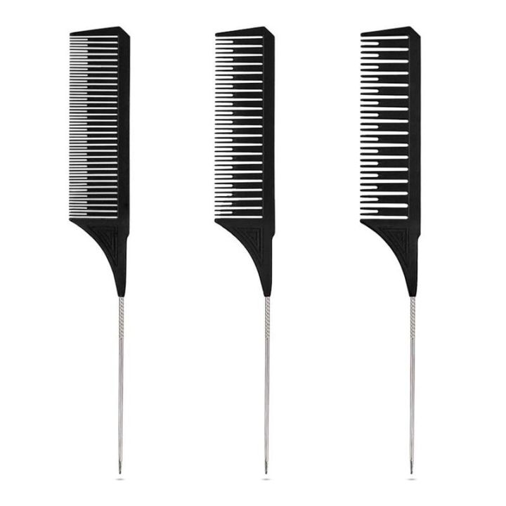 Hairdressing%20Comb%20Steel%20Tip%20Tail%20Comb%20Highlighting%20Hair%20Comb%20Needle-Point%20Hair%20Salon%20Barber%20Shop%20Anti-Static%20Hair%20Cutting%20Comb%20-%20Image%202