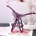 Women's  Lace G-String Thongs with Pearls - Transparent Nylon/Spandex Lingerie, One Size. 
