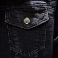 Spring Autumn Men's Classic Black Slim Casual Denim Jacket Washed Black Jeans Jacket Hip-Hop Streetwear Coats Clothes M-4XL Male.