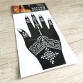 Henna Sticker Mehndi Bridal Tatto Design Waterproof Stencils Reusable 1 Pair = 2 Pieces. 