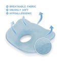 HelloKimi Memory Foam Baby Shaping Pillow Newborns Positioner Infant Sleeping Neck Support Cushion Cotton Newborn Ergonomic With Velvet Pillowcase. 