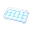 Egg storage box Kitchen 15 compartments for refrigerator with egg crisper multilayer egg box plastic egg tray.
