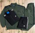 Premium Adidas Tracksuit Set for Men by Shirtology Black.