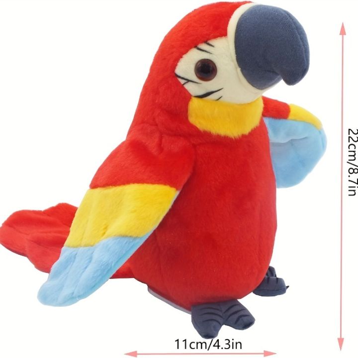 Talking%20Macaw%20Parrot%20Repeat%20What%20You%20Say%20Stuffed%20Animal%20Plush%20Toy%20Electronic%20Record%20Animated%20Bird%20Speaking%20Parrot%20Pet%20Plush%20Toys%20-%20Image%202