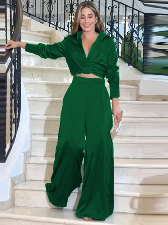 D%E2%80%8Brauuing%202%20Pieces%20Sets%20Women%20Shirts%20Top%20And%20Wide%20Leg%20Pant%20Outfits%20Women%20Blouse%20Sets%20Women%20Crop%20Top%20And%20Pant%202%20Pieces%20Sets%20-%20Image%204