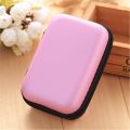 Portable HDD Carry Case Cover Earphone Box Hard Disk Case Zipper Pouch EVA Storage Box HDD Bag. 