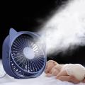 Mini Desktop Fan 3-Speed Settings Adjustable Angle Low-noise Cooling Fan for Office Dorm Room.