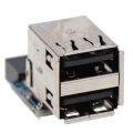 Internal Header Adapter 2 Ports USB2.0 A Female 9Pin Motherboard to Double Layer. 