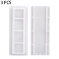 1/3Pcs Self-Adhesive Desktop Socket Fixer Cable Organizer Wall Hanging Power Strip Holder Fixator Plug-in Removable Wall-Mounted Fixer. 