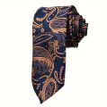 Elegant Silk Paisley Neck Ties 6CM Wide Slim Necktie For Men's Suit Shirt Party Wedding Accessories.