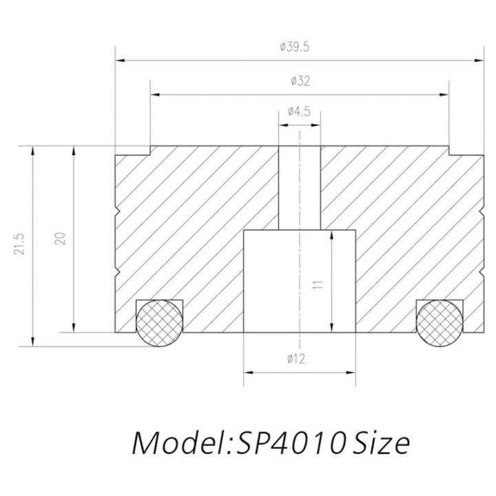 ICQURBT%2012Pcs%2040X20mm%20Aluminum%20HiFi%20AMP%20Speaker%20Isolation%20Stand%20Turntable%20DAC%20Feet%20Pad%20-%20Image%206