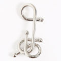Metal Ring Unloop Toy Iq Mind Brain Teaser Classic Difficult Unlocked Maze Puzzles Parents Kids Interaction Educational Games. 
