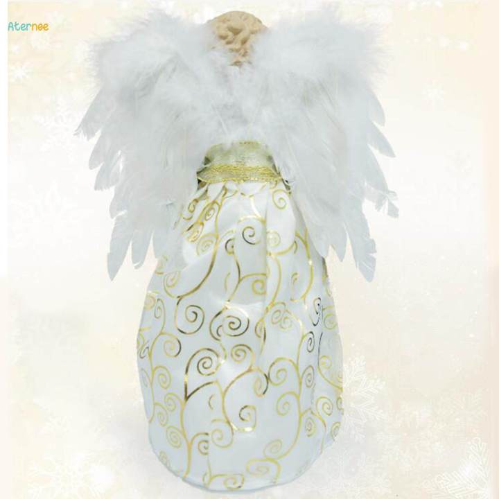 Treetop 12" Angel Figurine Christmas Ornament Lighted Christmas for Cafe