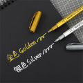 Metallic Waterproof Permanent Marker Pens for DIY Epoxy Resin Mold Gold Silver Color Drawing Supplies Craft Graffiti Marker Pen Amour zii. 