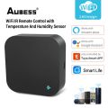 S06Pro Temperature And Humidity WiFi-IR Remote Controller Smart Wireless Universal Remote Monitoring Work With Alexa Google Home.