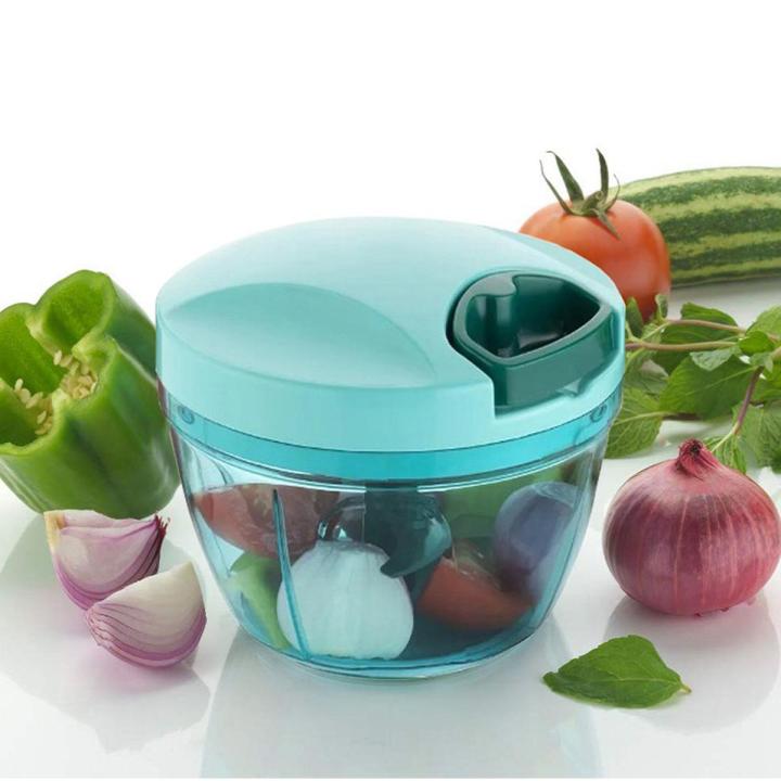 Handy Mini Plastic Chopper with 3 Blades Hand blender - 450ML