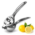 Stainless Steel Lemon Squeezer Heavy Duty Manual Citrus Juicer - Large Handheld Press.