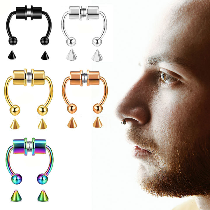 Magnetic nose ring hoop sale
