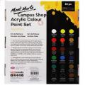 Mont Marte Signature 36ml Acrylic Paint Set - Vibrant 18-Color Non-Toxic & Long-Lasting.