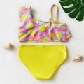 Girls Bikini 3~10Years Girls Swimsuit Ruffle style Swimming suit for girl Two pieces Children swimwear Kids Bikini Set.