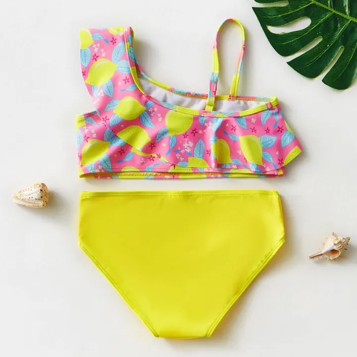 Girls%20Bikini%203~10Years%20Girls%20Swimsuit%20Ruffle%20style%20Swimming%20suit%20for%20girl%20Two%20pieces%20Children%20swimwear%20Kids%20Bikini%20Set%20-%20Image%202