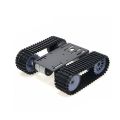 Black TP101 - Dual 12V Motorised Tracked Robot Tank Chassis. 