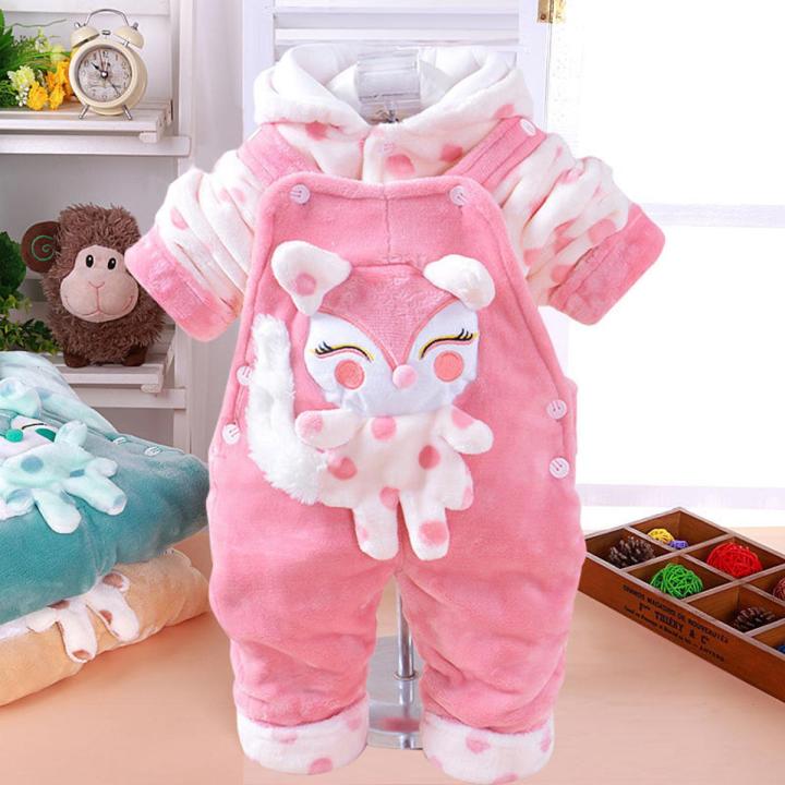 Baby Girl Jumpsuit Winter Baby Spring and Autumn Clothes Male Newborn Suits6Romper0Suspender Pants3Months1Years Old Daraz .bd