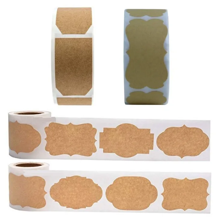 300Pcs/Roll%20Vintage%20Blank%20Paper%20Sealing%20Sticker%20DIY%20Kitchen%20Classification%20Baking%20Packaging%20Self-adhesive%20Paper%20Label%20Gift%20Tags%20-%20Image%208