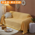 ins style sofa cover sofa blanket cover towel cotton yarn sofa cover cloth full cover sofa cushion factory.