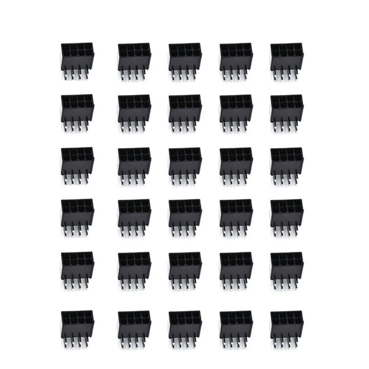 30%20Pcs%205559%204.2mm%20Black%208P%208PIN%20Female%20Socket%20for%20PC%20Computer%20ATX%20Graphics%20Card%20GPU%20PCI-E%20PCIe%20-%20Image%202